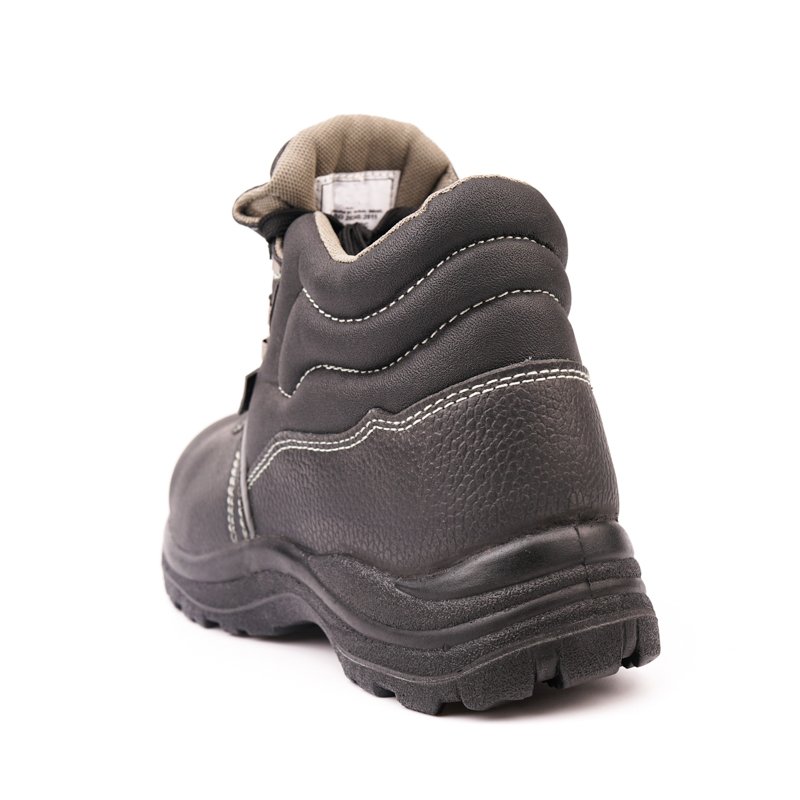 non-slip wear resistant Waterproof Safety Boots For Men Genuine Leather Oil Resistant Steel Toe