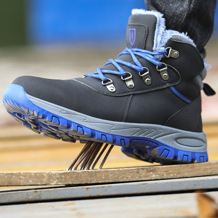 Custom Outdoor Hiking Comfortable Waterproof Safety Shoes Combat Black Boots For Men