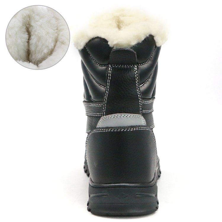 ENTE SAFETY Winter thermal comfortable business safety sneaker work rubber shoes protection and boots steel cap shoes for women