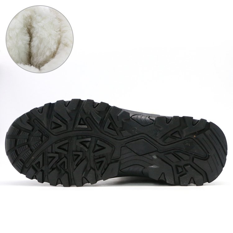 ENTE SAFETY Winter thermal comfortable business safety sneaker work rubber shoes protection and boots steel cap shoes for women