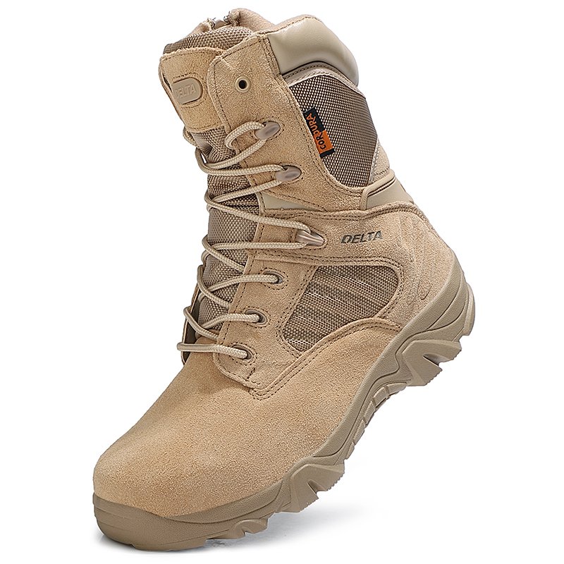 Trending And High-Top Retail Cheap Famous Brand New Rubber Desert Bota Hunting Round-Toe Men Waterproof Comfortable Hiking boots