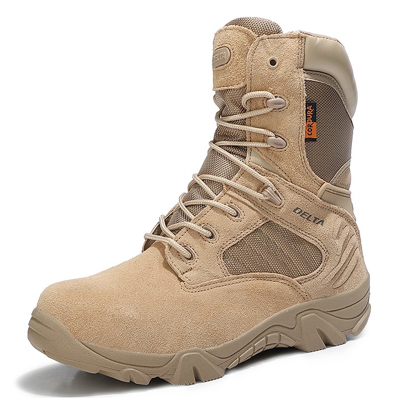 Trending And High-Top Retail Cheap Famous Brand New Rubber Desert Bota Hunting Round-Toe Men Waterproof Comfortable Hiking boots