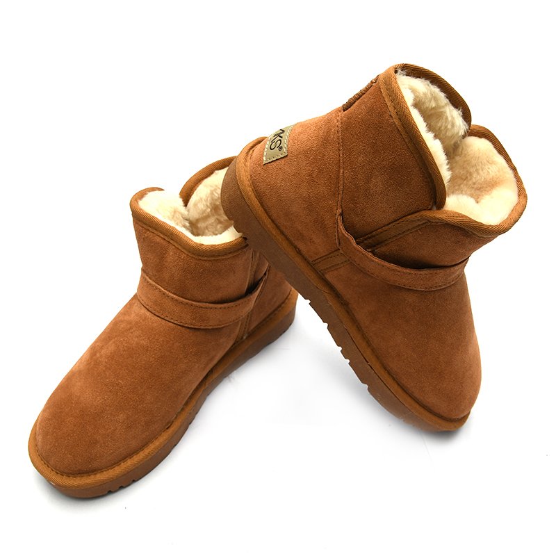 european standard 100% sheepskin winter fashion women snow boots