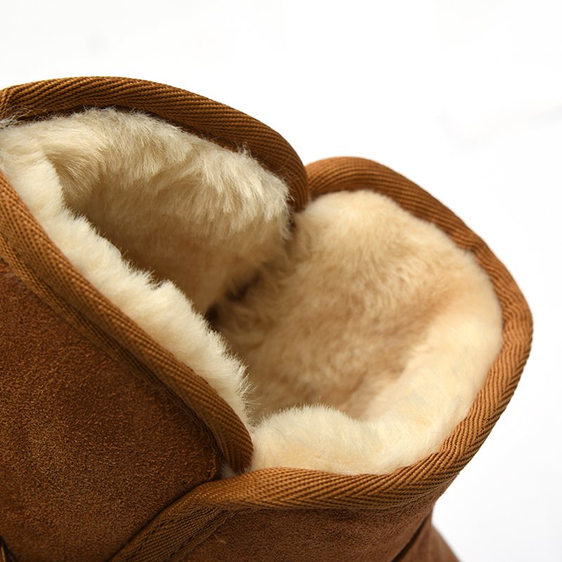 european standard 100% sheepskin winter fashion women snow boots