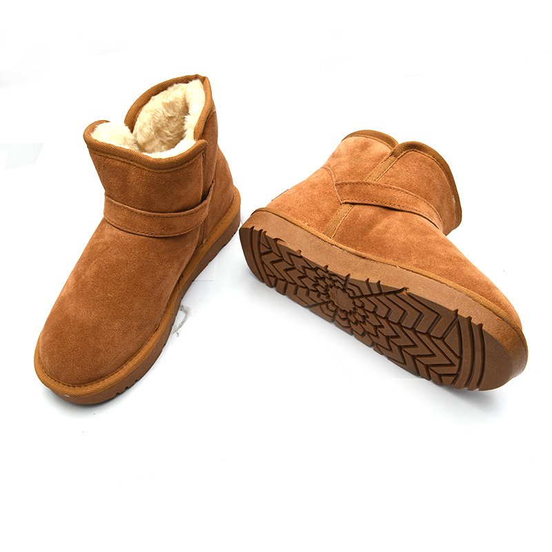 european standard 100% sheepskin winter fashion women snow boots