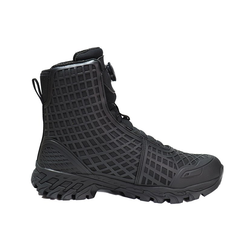 New Trend 3D Injection KPU Rubber Tactical Boots for Men Durable Hiking Boots Breathable Comfortable Outdoor Climbing Boots