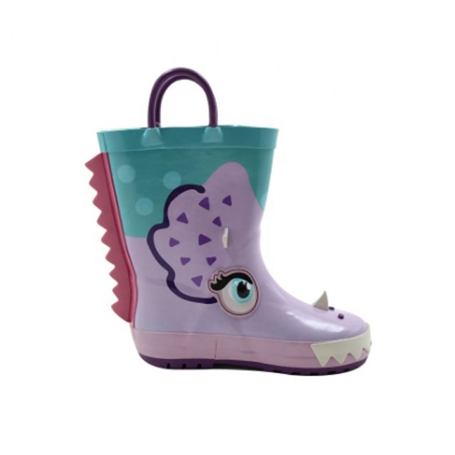 Excellent Quality Children Chicken Print Kids Rain Boots Cute Giraffe Cow Printed Rubber Boots