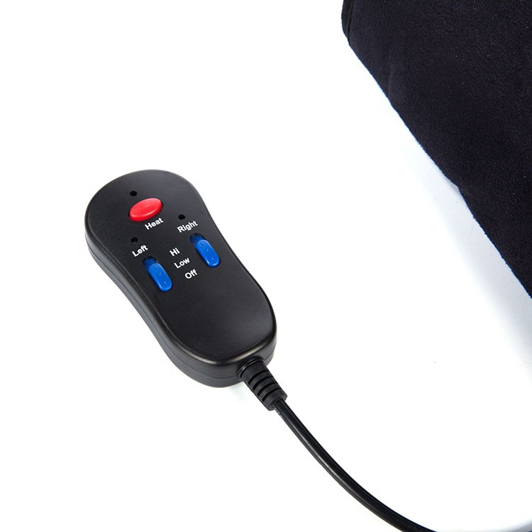 Hot Selling Quality 2 Motors Battery Power Thermal Electric Office Foot Warmer boots Massager With Heat