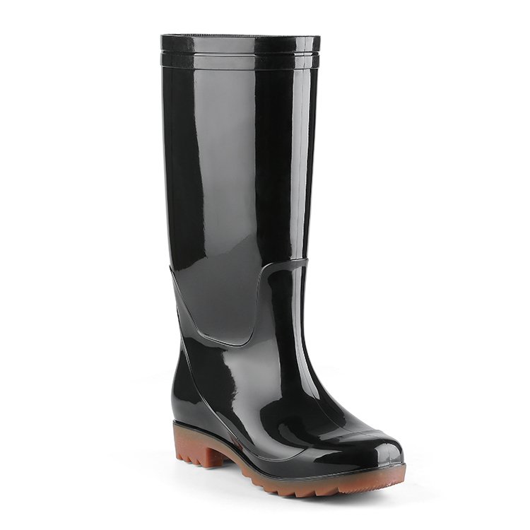 High Quality Factory Price black gumboots Waterproof Acid and Alkali Resistant Men Mining rain boots
