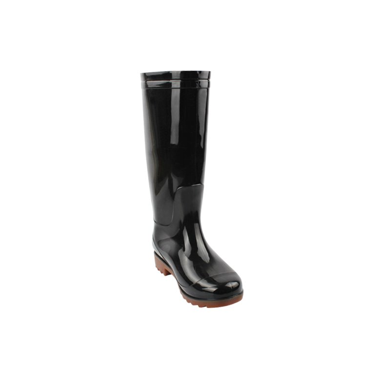 High Quality Factory Price black gumboots Waterproof Acid and Alkali Resistant Men Mining rain boots