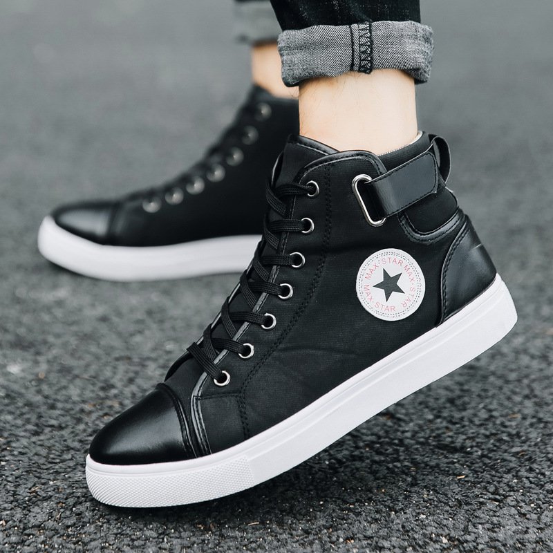 2024 Autumn winter new retro cool shoes sports short boots men high-top sneakers