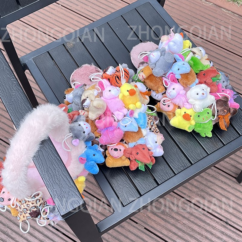 Teddy Bear Earmuffs Winter Animal Ankle Boots Bootie Fur Slippers Mommy and Me Adult Kid Plush Snow Boots for women Lady