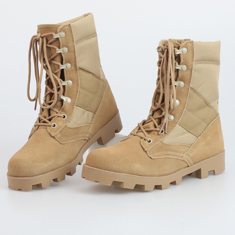Manufacturers Panama combat boots outdoor men boots anti-puncture training marine boots