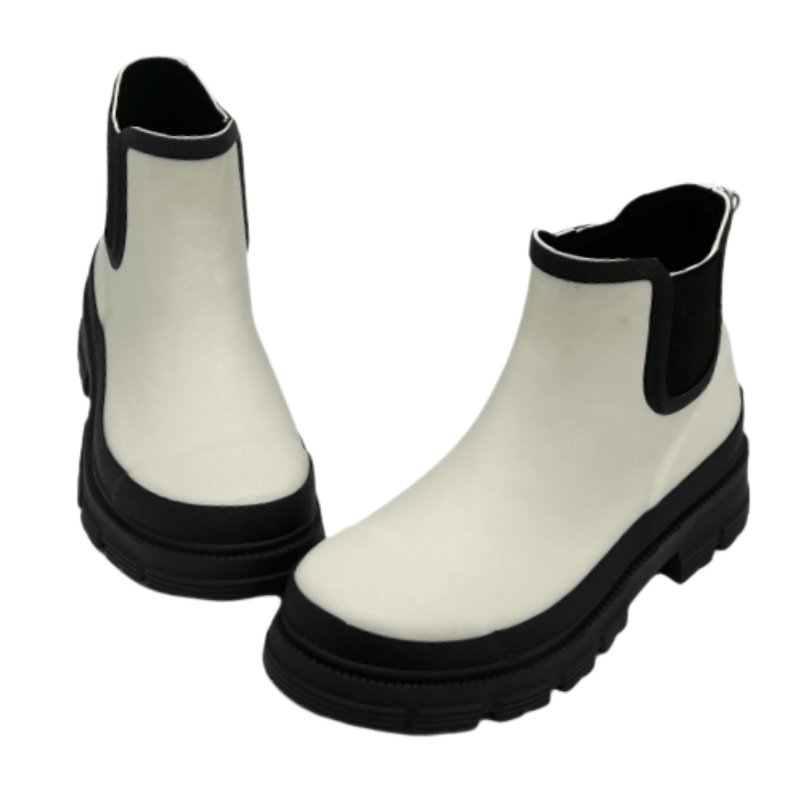 Customized Women Fashion Trade Platform Safety Rubber Rain Paddy Boots