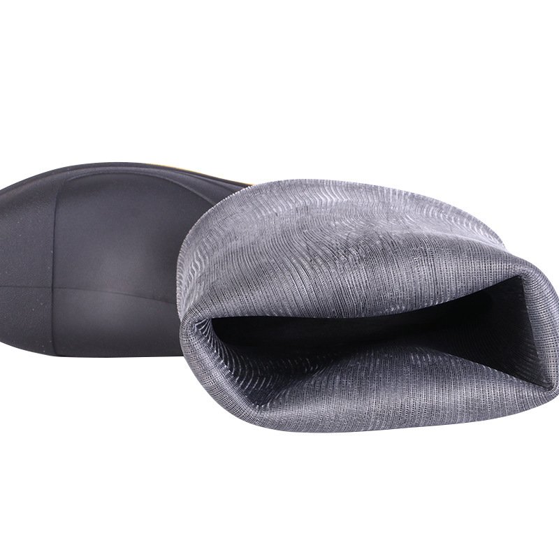 EN ISO 20345 cheap prices steel toe steel solecon construction agriculture use safety boots waterproof pvc safety gumboots