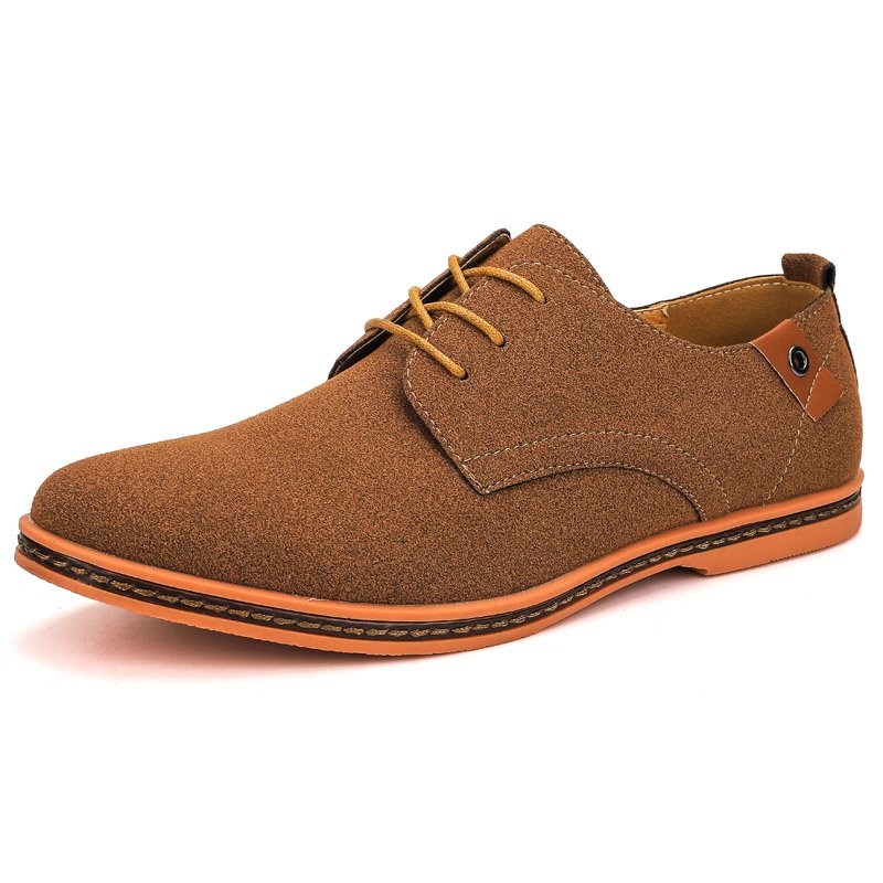 New styles lace-up winter new round toe chunky heel leather boots for men big size 48# brand dessert shoes low price 2024