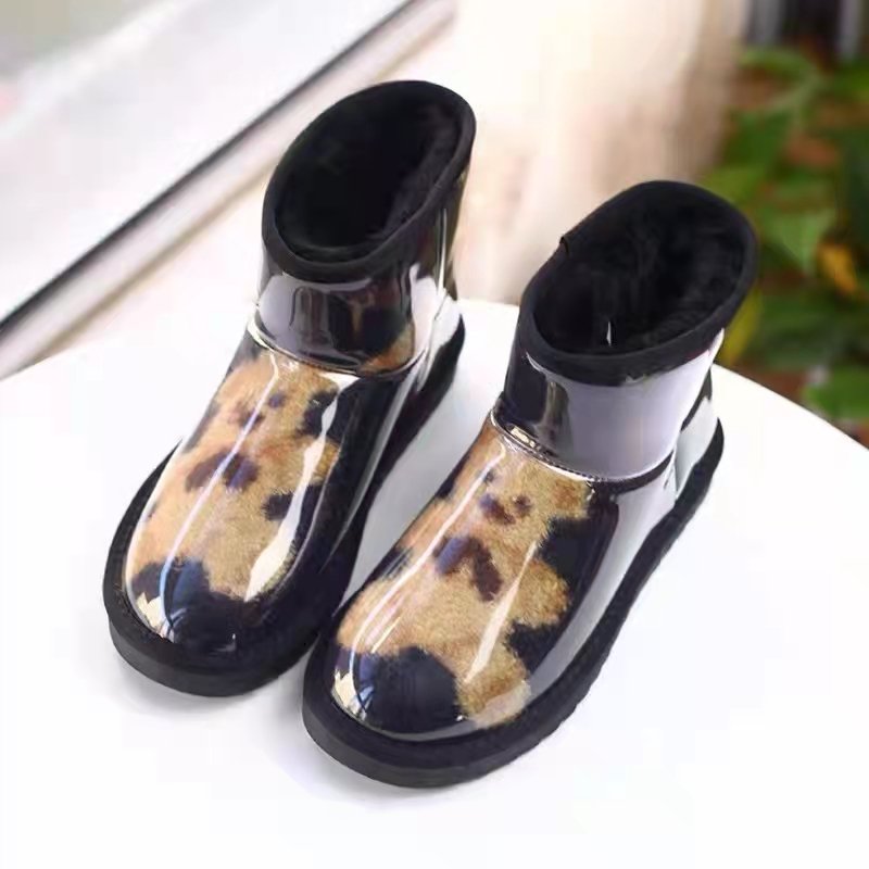 2024 New arrival lovely cute cartoon bear cheap snow Boots shoes for kids girls