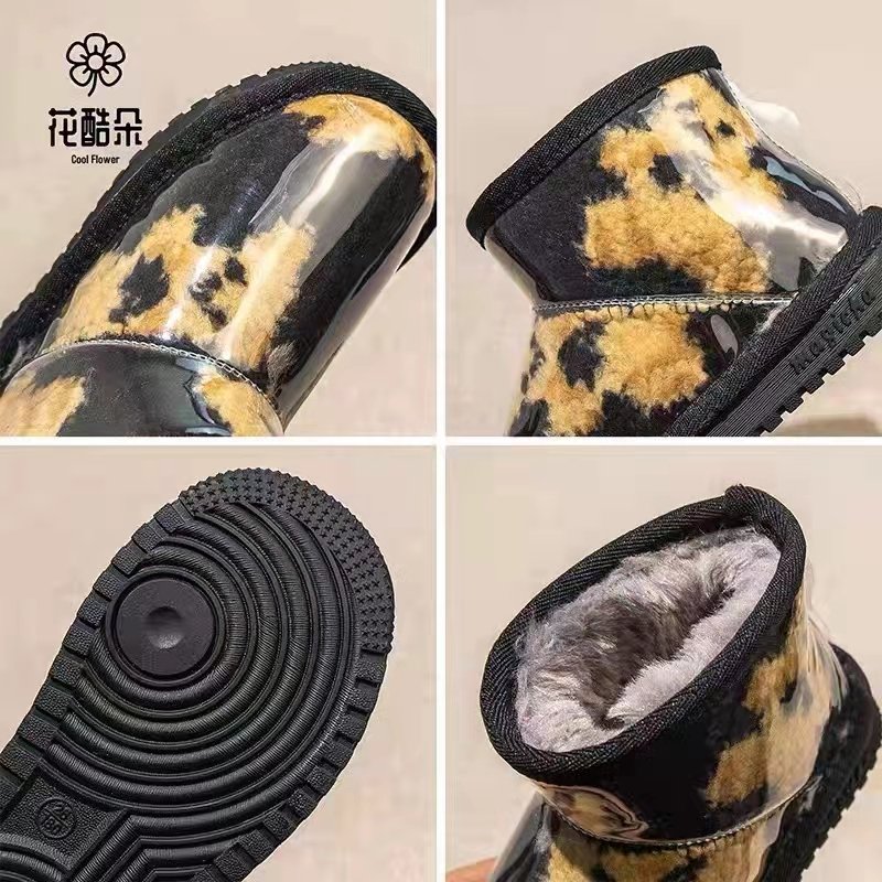 2024 New arrival lovely cute cartoon bear cheap snow Boots shoes for kids girls