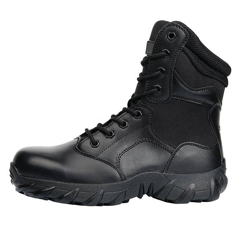 Men's Shoes Training Special High-Top Tactical Boots Outdoor Shock-Absorbing Hard-Soled High-Waist Hiking Botas
