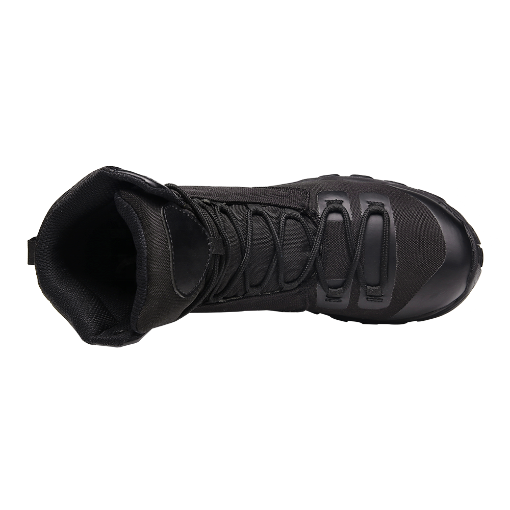 Xinxing Split Leather Rubber Sole Boots Training Black Combat Shoes Tactical Boots For Men