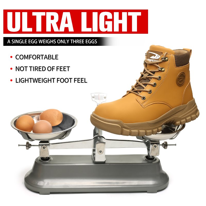 AMAWEI 679 men indestructible steel toe shoes steel toe sneaker work boots