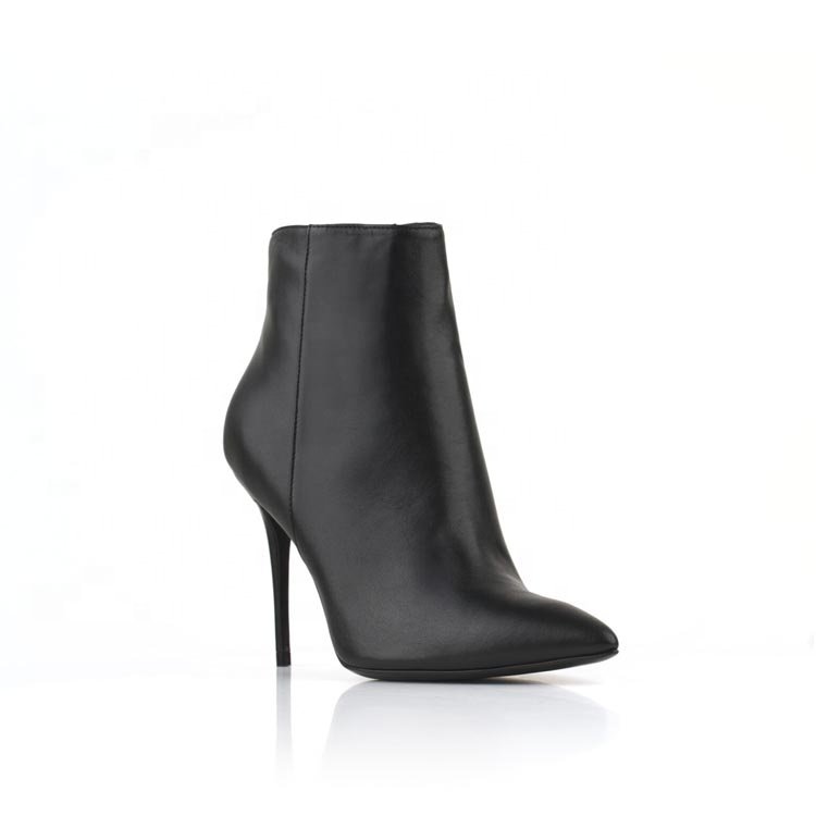 Luxury Ladies Knee High Boots with Zipper Opening Variable Length Genuine Leather Boot for Women High Quality