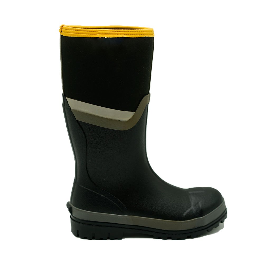CE Certificate For The Steel Toe And Steel Insole Neoprene Rubber Safety Boots Firefighting Rubber Rain Boots