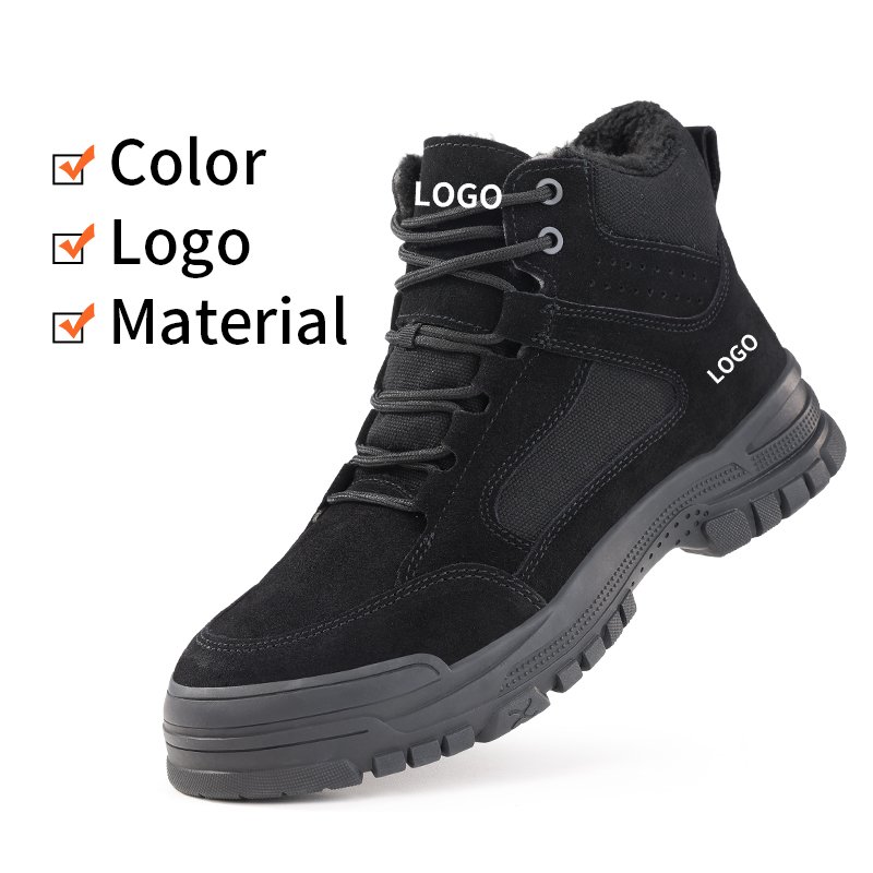 GUYISA Rubber outsole safety boots insulated 10KV high-top industrial safety boots for winter