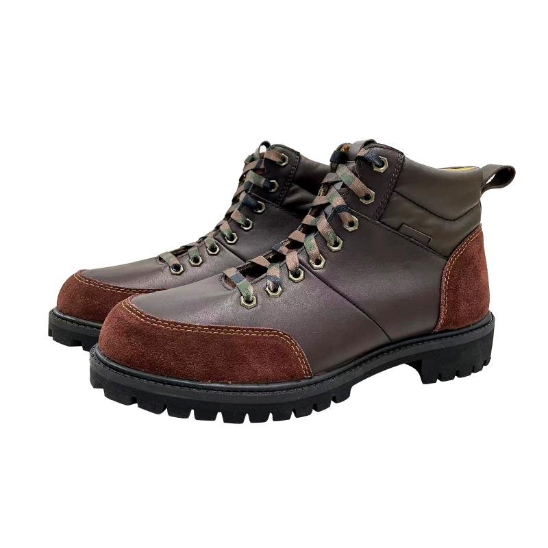 cowboy boots lace breathable leather shoes winter boots for men in turkey casual waterproof shoes men martin boots