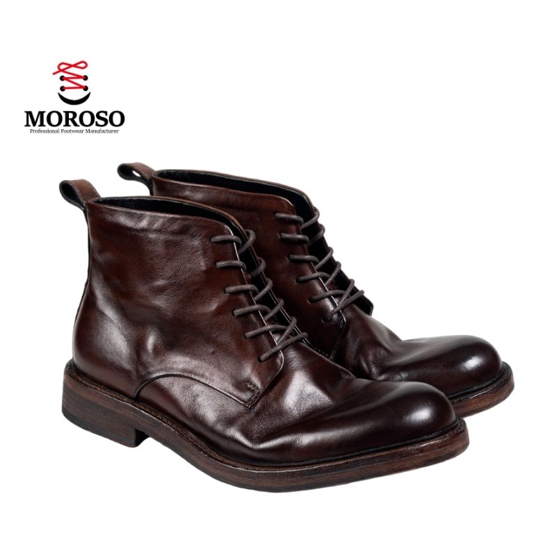 New Style In Spring And Summer Cowhide On The Top Layer Of Work Boots Boots For Men Custom Boots