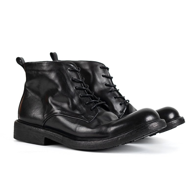 New Style In Spring And Summer Cowhide On The Top Layer Of Work Boots Boots For Men Custom Boots