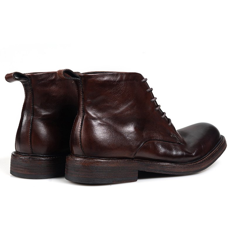 New Style In Spring And Summer Cowhide On The Top Layer Of Work Boots Boots For Men Custom Boots