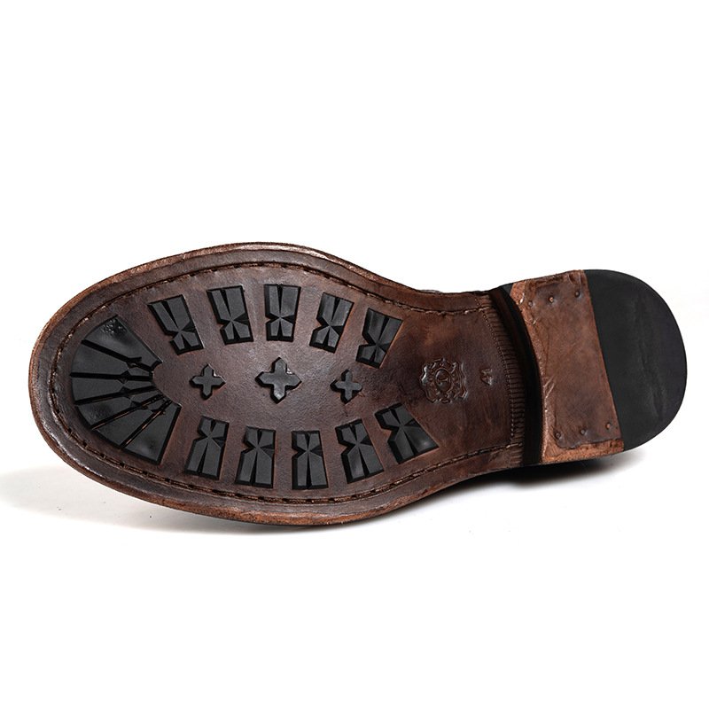 New Style In Spring And Summer Cowhide On The Top Layer Of Work Boots Boots For Men Custom Boots