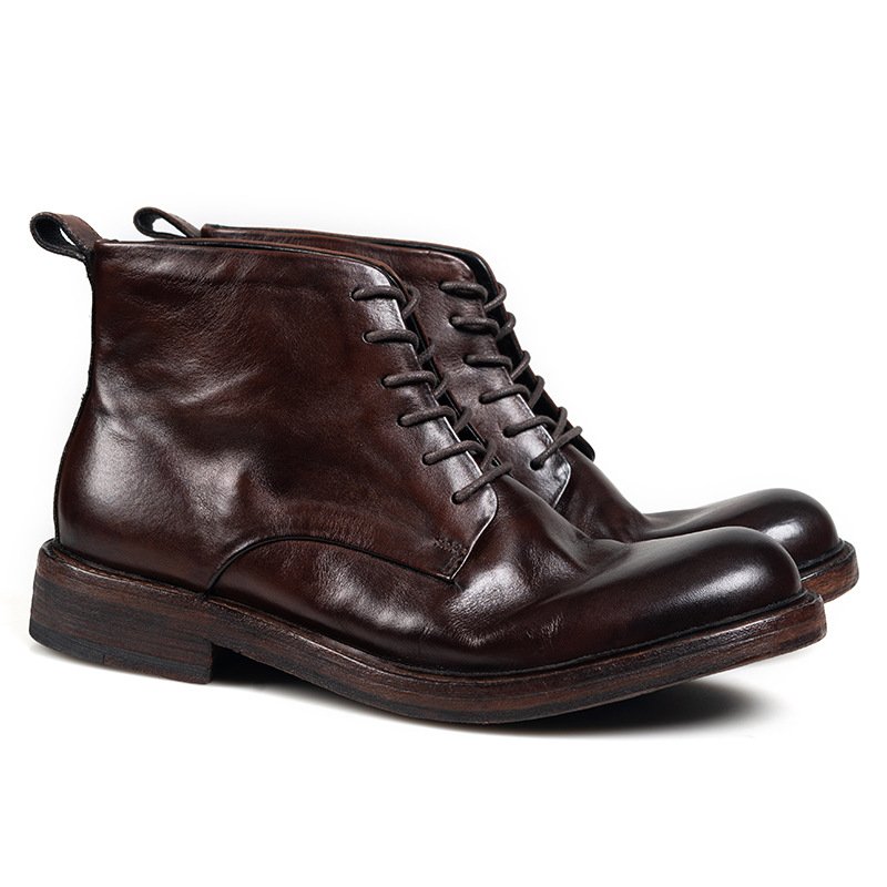 New Style In Spring And Summer Cowhide On The Top Layer Of Work Boots Boots For Men Custom Boots