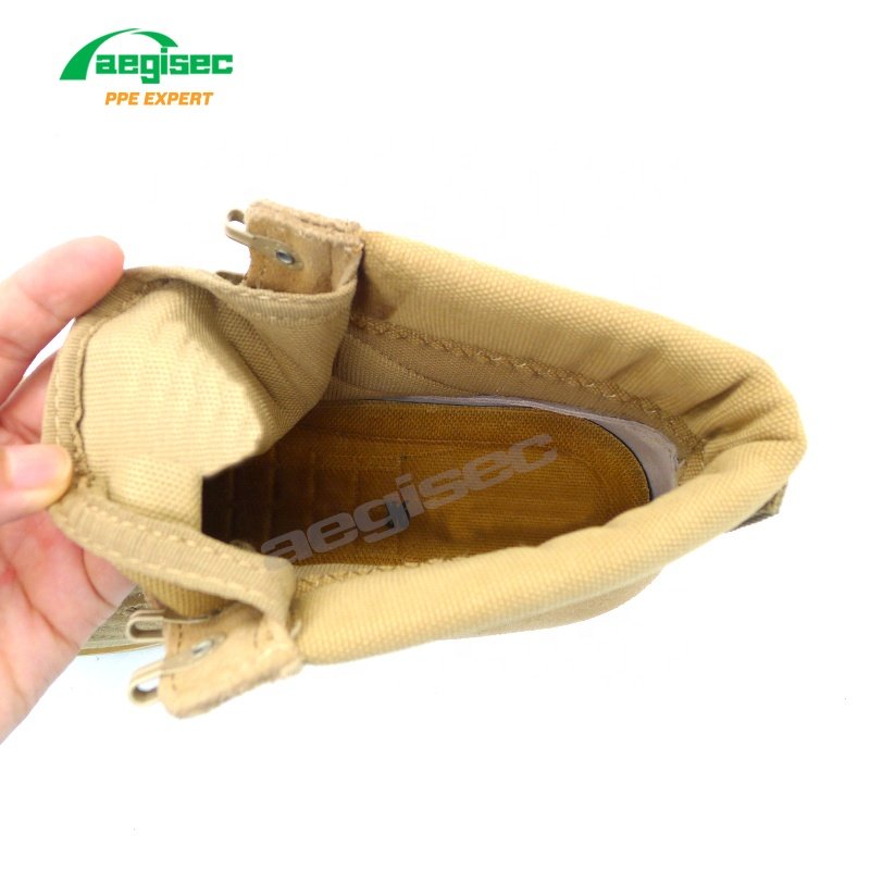 AEGISEC cow suede best jungle hiking boots insulated slip oil resistant lace up tactical desert boots