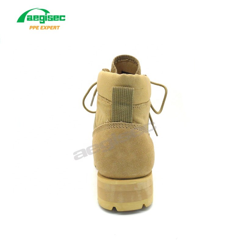 AEGISEC cow suede best jungle hiking boots insulated slip oil resistant lace up tactical desert boots