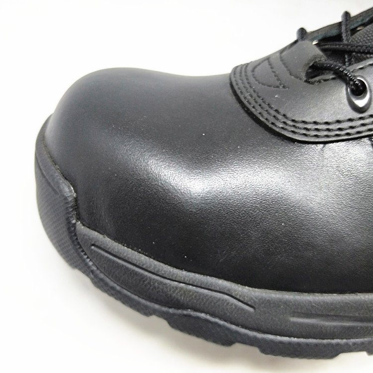 Waterproof Other Black leather Zipper Boots