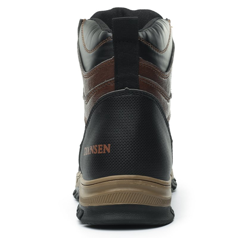 Diansen D850 top cut Men Work Construction Shoes safety boots waterproof steel toe Industrial Safety boots Shoes