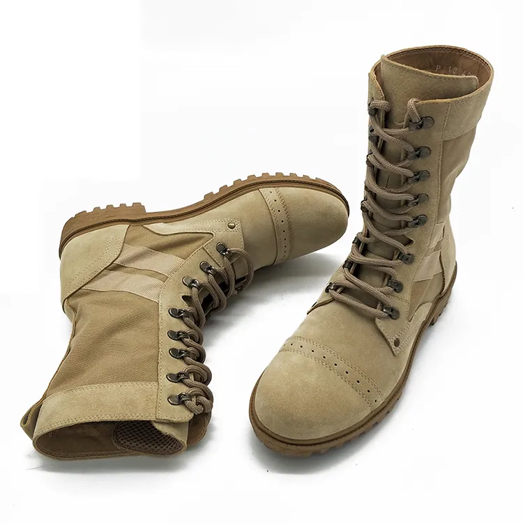 Desert Boots Camouflage Lightweight Jungle Boots Men's Hiking Leather Training Hunting Tactical Boots