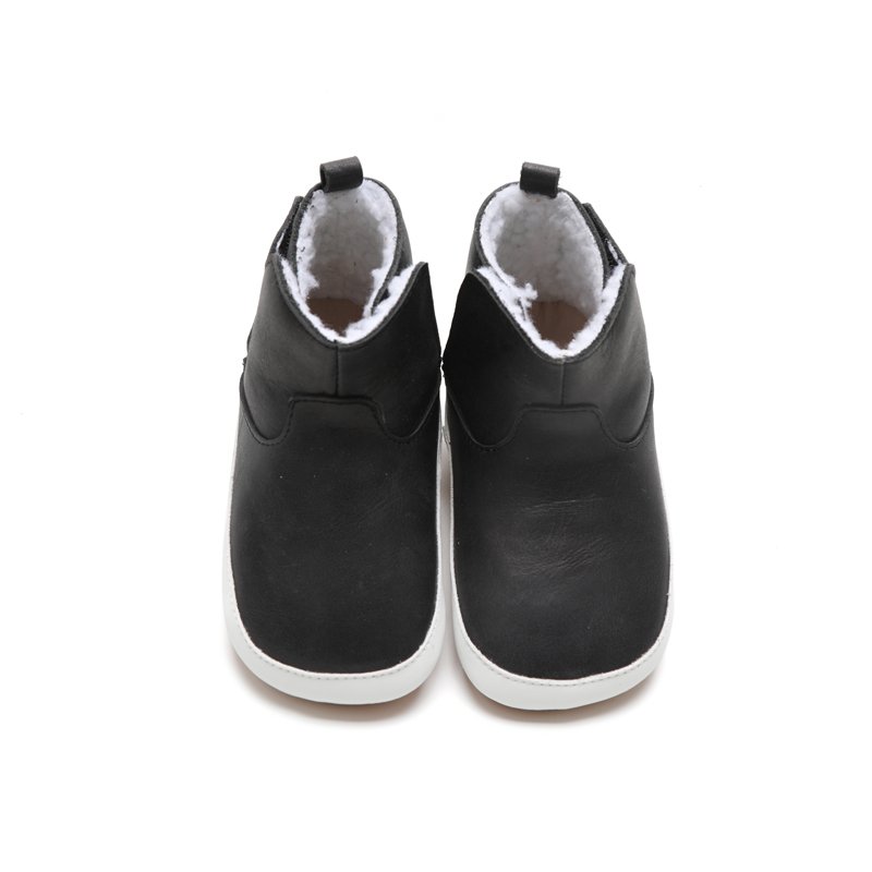 Warmer Shoes Eco-friendly Leather Flexible Rubber Soles Handmade Wholesale Skidproof Fancy Kids Boots
