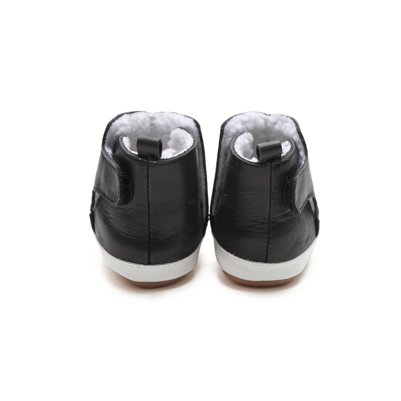 Warmer Shoes Eco-friendly Leather Flexible Rubber Soles Handmade Wholesale Skidproof Fancy Kids Boots