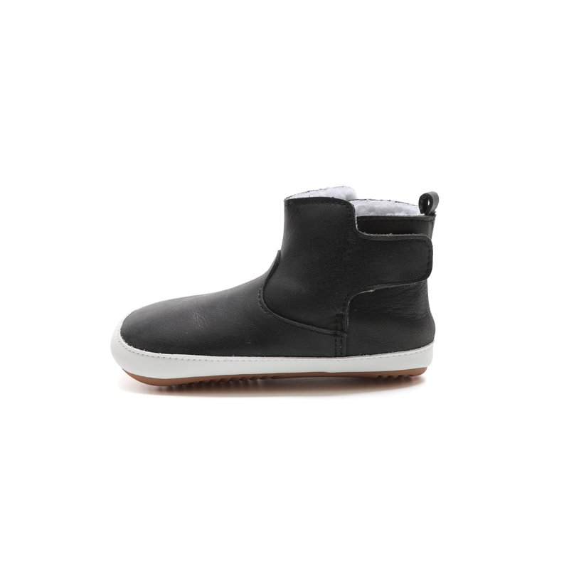 Warmer Shoes Eco-friendly Leather Flexible Rubber Soles Handmade Wholesale Skidproof Fancy Kids Boots