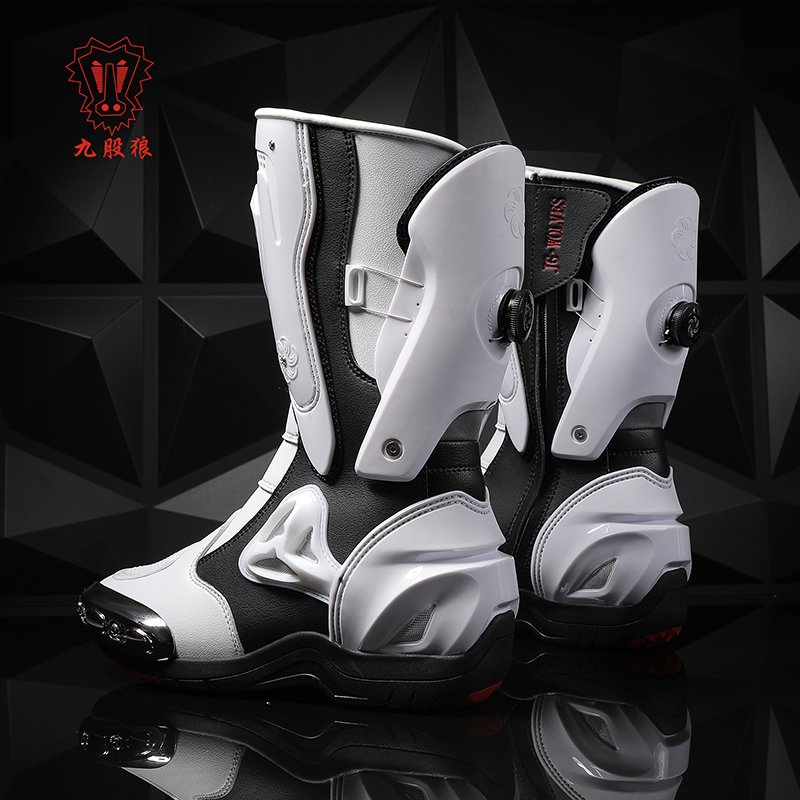 Custom LOGO Adventure Motorcycle Boots Protective Leather Motorbike Racing riding boots motorcycle Boots Man