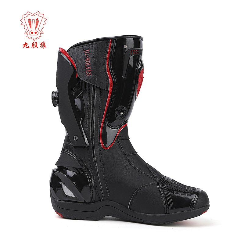 Custom LOGO Adventure Motorcycle Boots Protective Leather Motorbike Racing riding boots motorcycle Boots Man