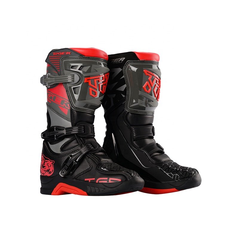 TR Tiger Kids Shoes Kids Motorbike Boots Kids Motorcycle Riding Boots
