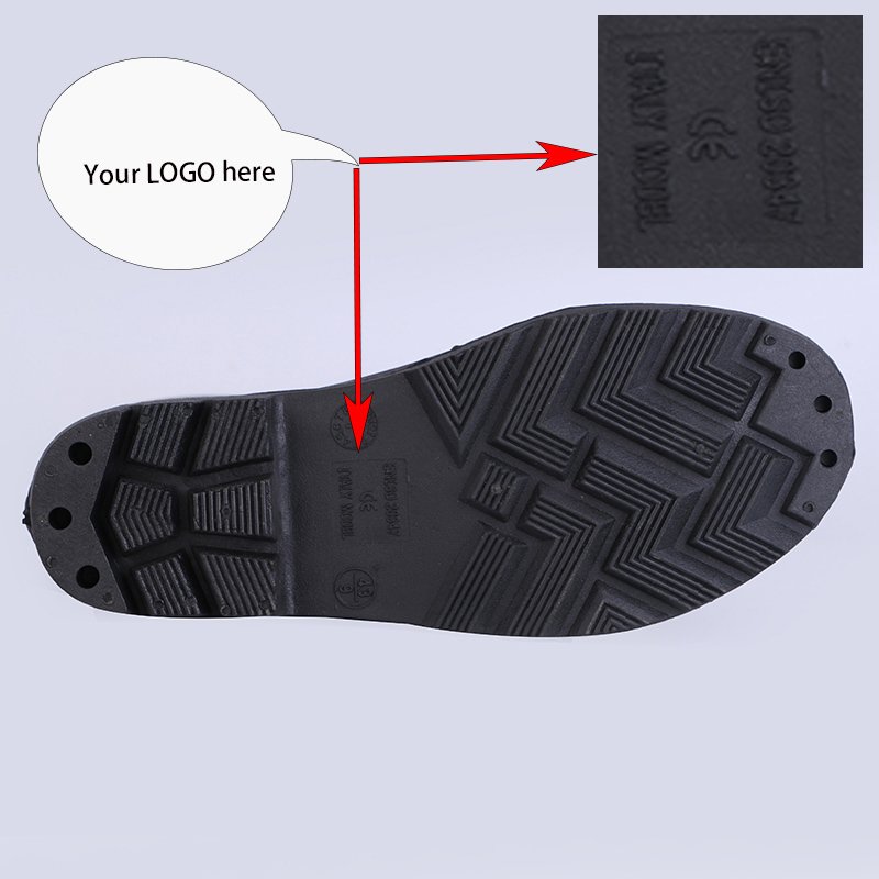 Oil Resistant Anti Slip Pvc Rain Boot For Work Thigh Plastic Safety Waterproof Rain Boots Wholesale