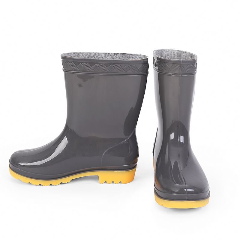 New Design Winter Water Waders for Fishing Upper Mold Plastic Safety Pvc Kids Rain Boots Men 100% PVC Custom Logo Acceptrd,guzu