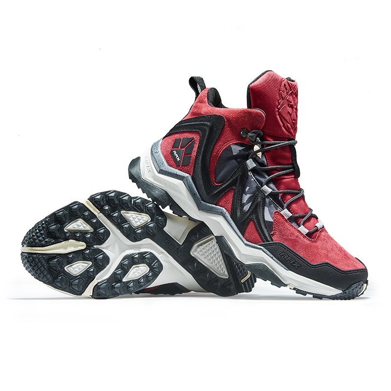 RAX Men Hiking Boots Anti Slip Trekking Shoes Outdoor Warm Camping Climbing Boot Walking Boots