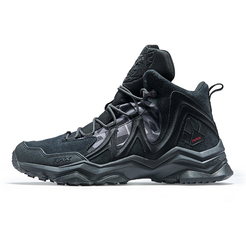RAX Men Hiking Boots Anti Slip Trekking Shoes Outdoor Warm Camping Climbing Boot Walking Boots