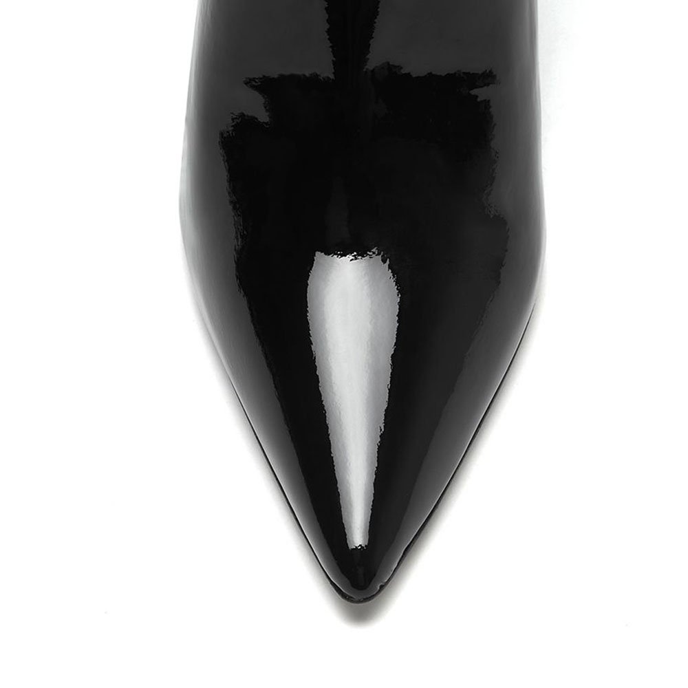 Wholesale Boots Winter Large Wedges Crystal Heel Shoes Winter Black Boots For Women
